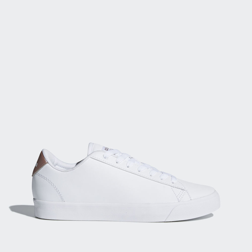 Adidas Cloudfoam Daily Qt Clean - αθλητικα παπουτσια γυναικεια - Ασπρα/Ασπρα/Γκρι,Μέγεθος: EU 36 – 5